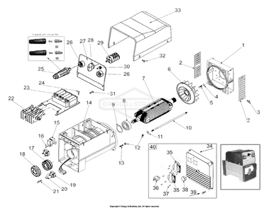 Part Location Diagram of 120377GS Briggs and Stratton Alternator